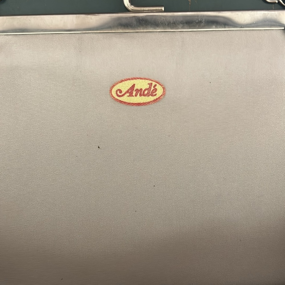 Vintage 60’s Ande’ Silver Sparkle Purse with Chain Strap - Picture 5 of 8